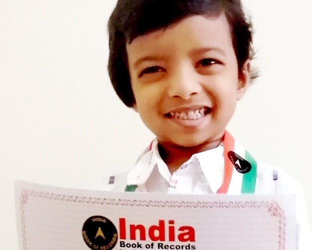 3-year-old in india book of records for identifying brands
