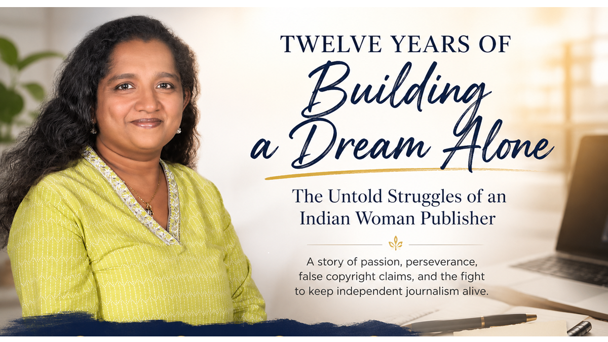 Twelve Years of Building a Dream Alone: The Untold Struggles of an Indian Woman Publisher